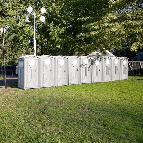 our crew will work with you to determine the best location for the special event portable restrooms based on the event layout and venue restrictions